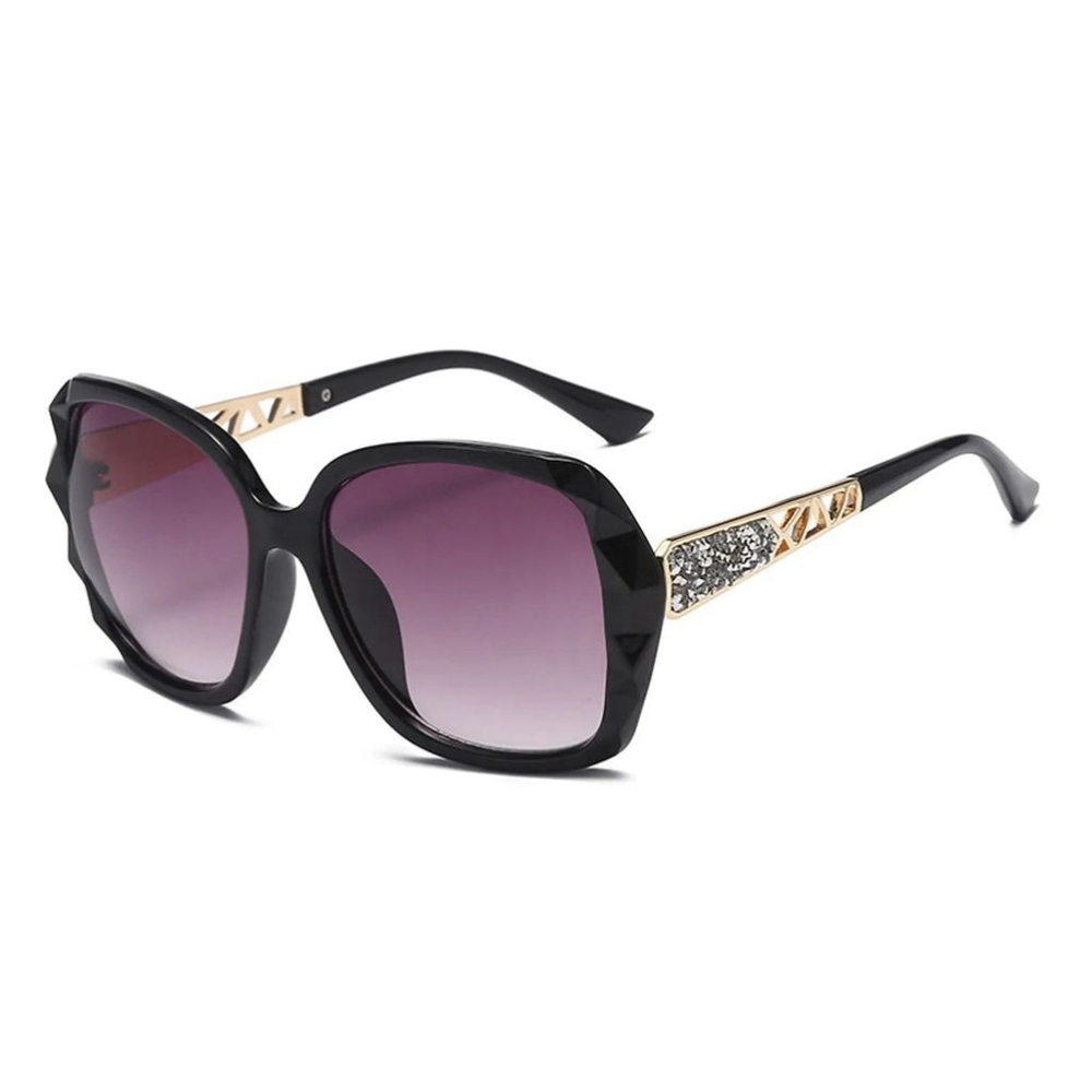 Polygon Framed Glasses In Black